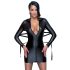 Cottelli Bondage - Vestido brillante con ataduras (negro) - M