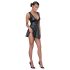 Cottelli - Vestido plisado con cinturón (negro) - XL