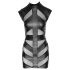 Cottelli - vestido negro brillante ajustado