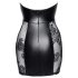 Noir - Minivestido Ajustado con Cordones (Negro)
