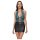 Cottelli - vestido brillante con encajes (negro-verde) - M
