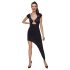 Cottelli Party - vestido asimétrico con aros (negro) - M
