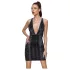 Cottelli Party - vestido estampado serpiente (negro)