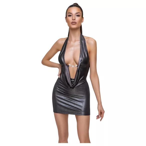 Cottelli Party - vestido halter (plateado) - M