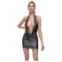 Fiesta Cottelli - vestido halter (plata) - M