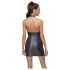 Fiesta Cottelli - vestido halter (plata) - M