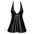Noir - minivestido ajustado - estampado de serpiente - negro