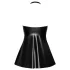 Noir - minivestido ajustado - estampado de serpiente - negro