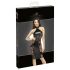 Noir - vestido brillante de cuello halter (negro) - L