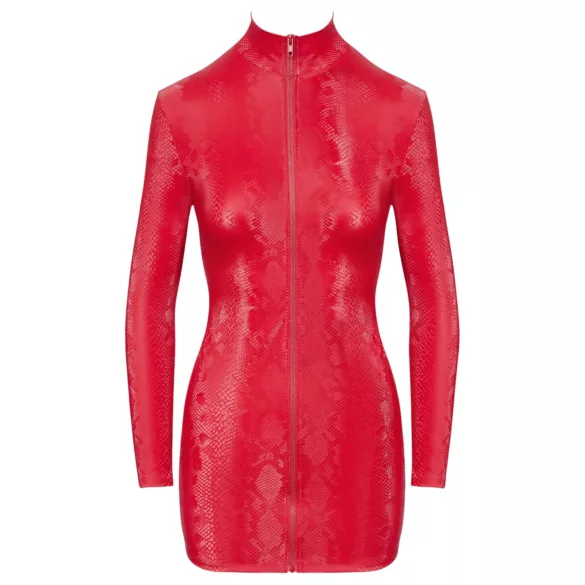 Cottelli - minivestido ajustado - estampado serpiente - rojo