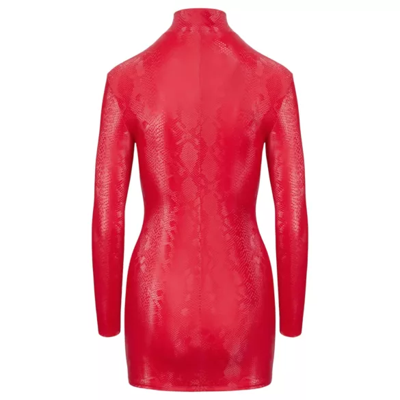 Cottelli - minivestido ajustado - estampado serpiente - rojo - M