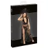 Noir - Maxivestido transparente floral (negro)