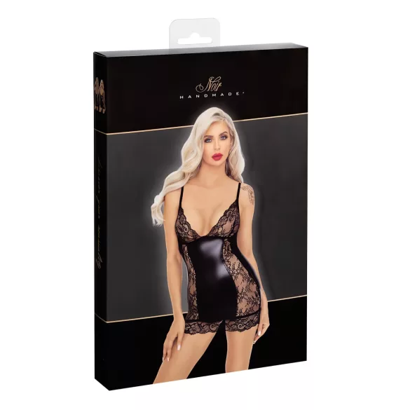 Noir - minivestido con laterales transparentes (negro)