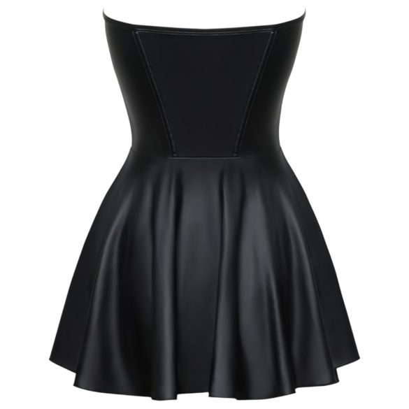 Cottelli - minivestido brillante con falda plisada - negro