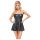 Cottelli - minivestido brillante con falda plisada (negro) - M