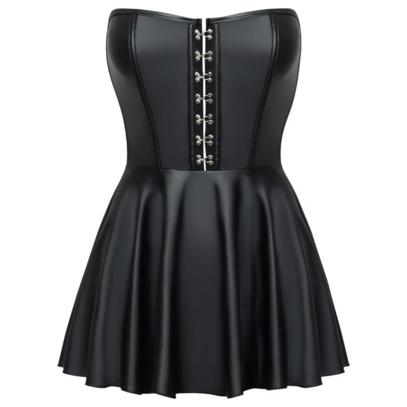 Cottelli - minivestido brillante con falda plisada - negro - M