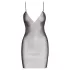 Cottelli Party - minivestido sexy efecto cadenas (negro) - Talla S/M