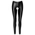 Noir - leggings abiertos y brillantes (negro) - L