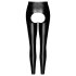 Noir - leggings abiertos y brillantes (negro) - L