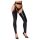 Noir - medias brillantes estilo chaps (negro) - M