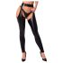 Noir - medias brillantes estilo chaps (negro) - M