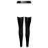 Noir - medias brillantes estilo chaps (negro) - M