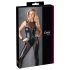 Cottelli - Brillante catsuit de dominatrix sin mangas - M
