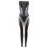 Cottelli - Brillante catsuit de dominatrix sin mangas - M