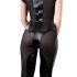 Cottelli - Enterizo brillante de manga corta (negro) - XL