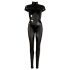 Cottelli - Enterizo brillante de manga corta (negro) - XL