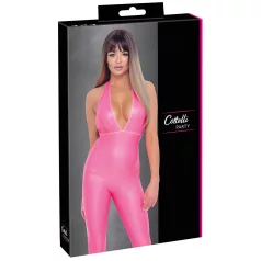 Cottelli Party - mono con escote profundo en espalda (rosa)