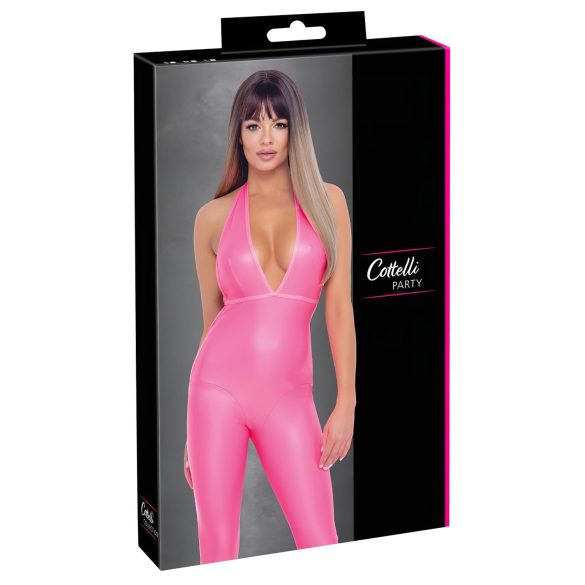 Cottelli Party - mono rosa con escote profundo en la espalda