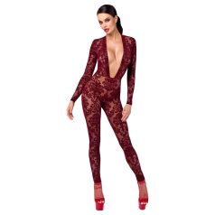Noir Kink Royal - body de red transparente - color rojo