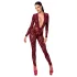 Noir Kink Royal - body de red transparente - color rojo