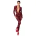 Noir Kink Royal - body de red transparente - color rojo