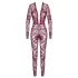 Noir Kink Royal - body de red transparente - color rojo