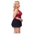 Cottelli Bondage Plus Size - babydoll (rojo)