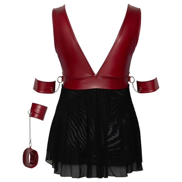Cottelli Bondage Plus Size - babydoll (rojo)