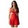 Conjunto Cupide Desir de Obsessive - Camisón transparente de encaje (rojo) - L/XL