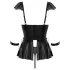 Cottelli Bondage - vestido de encaje corto con esposas (negro) - L