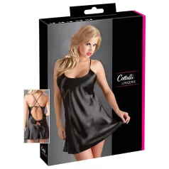 Cottelli - Camisón satinado - Negro