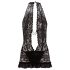 Cottelli - Mini de encaje con cuello (negro)