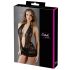 Cottelli - Mini de encaje con cuello (negro) - XL