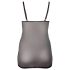 Cottelli Talla Grande - camisón transparente de encaje (negro) - 3XL