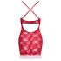 Cottelli - Vestido de Navidad Mini (Rojo)