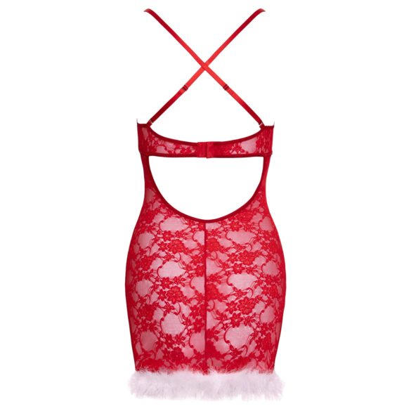 Cottelli - mini vestido navideño (rojo) - L/XL