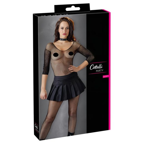 Cottelli - Mini falda plisada (negra) - M