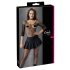Cottelli - Mini falda plisada (negra) - XL