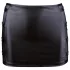 Cottelli - minifalda vinilo con hebilla - negro - XL