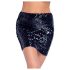 Cottelli Party - falda brillante con lentejuelas (negra) - L